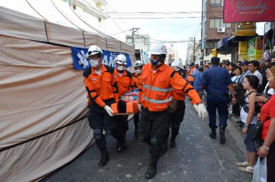El lunes inician ejercicios de emergencias ante la simulación de un sismo de gran magnitud