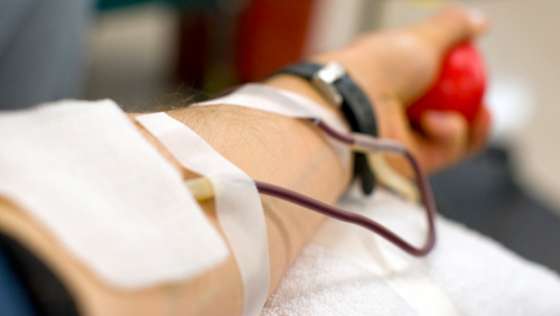 Colecta de sangre en el hospital de Rosario de la Frontera