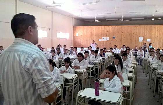 Seguridad concientizó a más de 300 alumnos en Las Lajitas