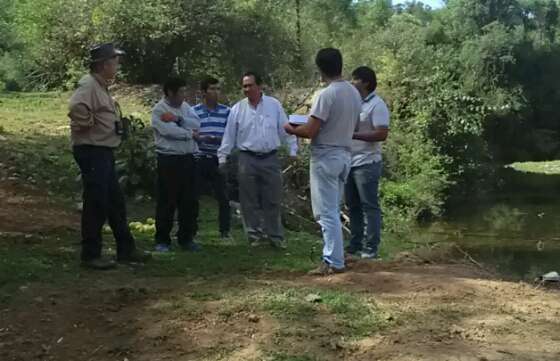 Relevaron instalaciones hídricas en Isla de Cañas