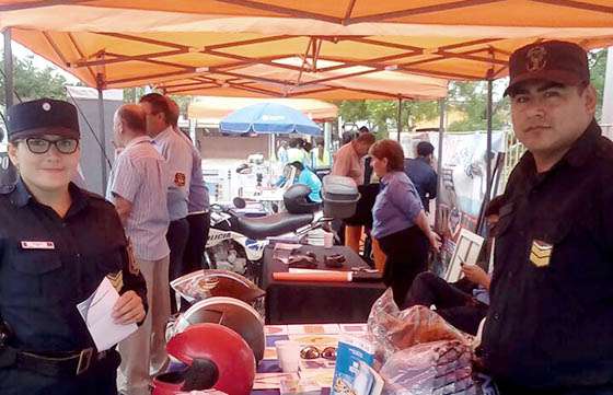 En General Güemes Seguridad Vial concientizó  sobre el uso del cinturón y del casco