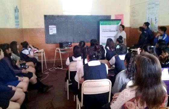 Adolescentes de Metán fueron capacitados por la Agencia Antidrogas