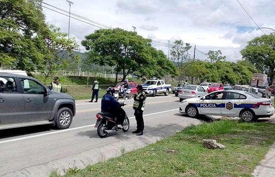 Seguridad Vial detectó más de cien conductores alcoholizados en la provincia