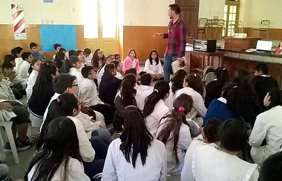 Jornadas de lectura y escritura en la escuela Jacoba Saravia