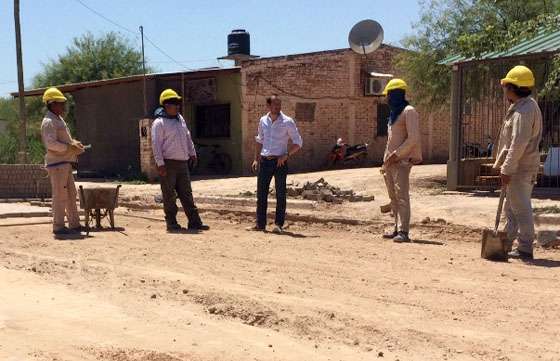 Avanzan obras del Plan Bicentenario en el municipio Rivadavia Banda Sur