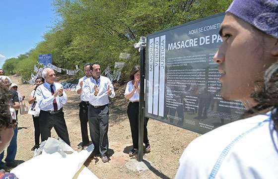 Palomitas fue señalizada como sitio de la memoria