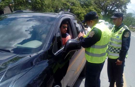Seguridad Vial capacitó a personal de tránsito en Vaqueros
