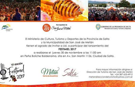 Hoy se realizará el lanzamiento de una nueva edición del Festi Miel