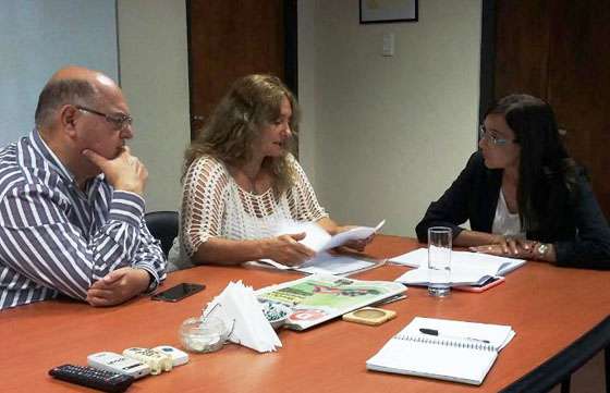 La Ministra de Educación se reunió con el Intendente de Embarcación
