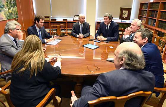 Ministros del Ejecutivo se reunieron con autoridades de la Corte de Justicia