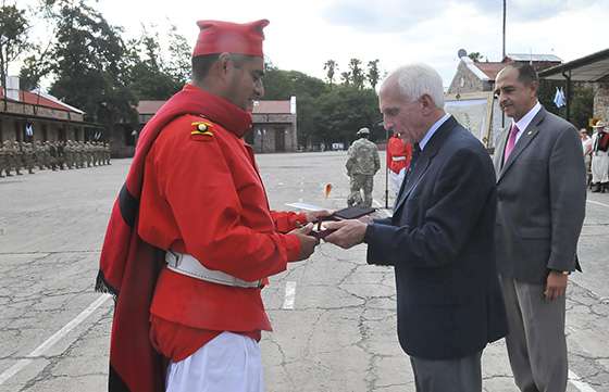 La banda militar Bonifacio Ruiz de los Llanos fue distinguida con la medalla de la Tercera Defensa de Salta