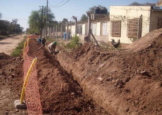 Avanza la obra de red de gas natural en General Ballivián