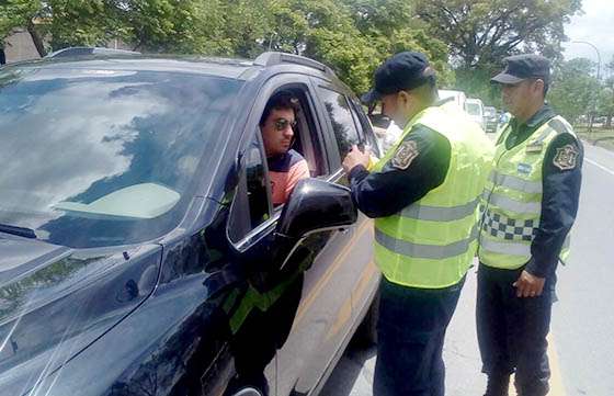 Este fin de semana Seguridad Vial detectó 121 conductores alcoholizados
