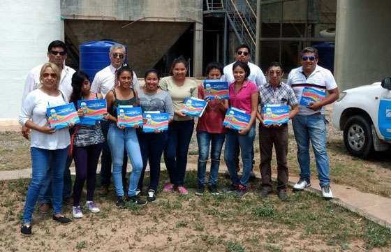 Alumnos de Embarcación conocieron la planta potabilizadora de Aguas del Norte