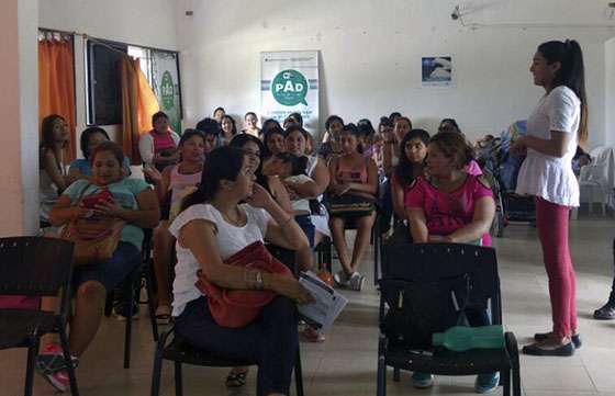 Vecinas de barrio Unión recibieron capacitación para prevenir la violencia de género