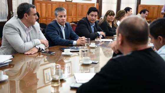 Los ministros Abeleira y Edith Cruz se reunieron con diputados provinciales