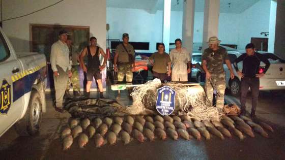 Intenso operativo de control contra la pesca ilegal