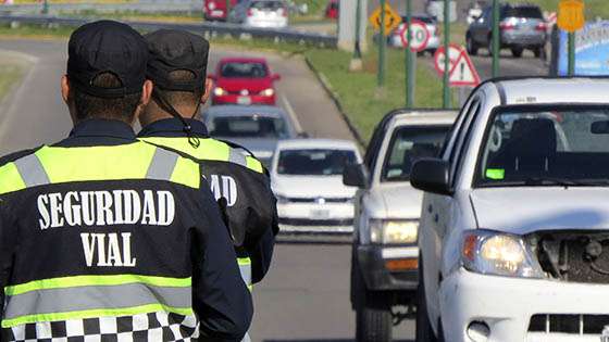 Seguridad Vial controló más de 12.600 vehículos durante el fin de semana largo
