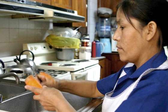 Rige el aumento para trabajadores de casas particulares