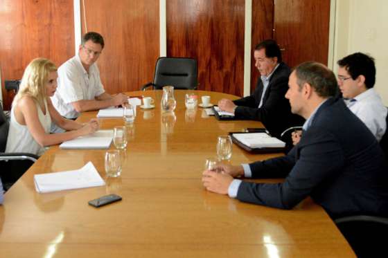 Bibini recibió a autoridades de Rosario de la Frontera