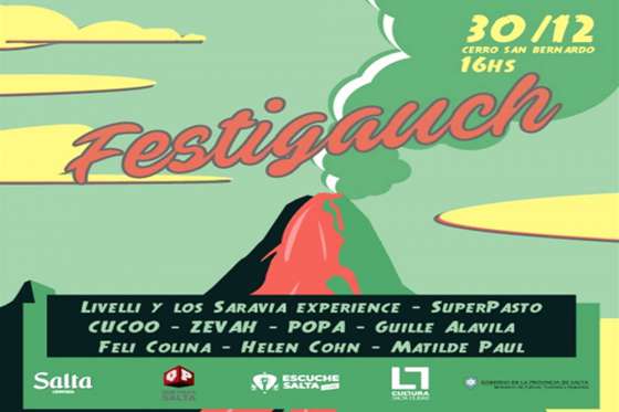 Festigauch en la cima del cerro San Bernardo