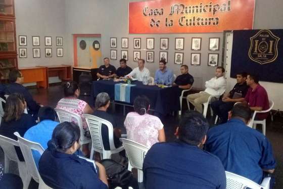 Seguridad diagrama acciones preventivas y de concientización con el municipio de Orán