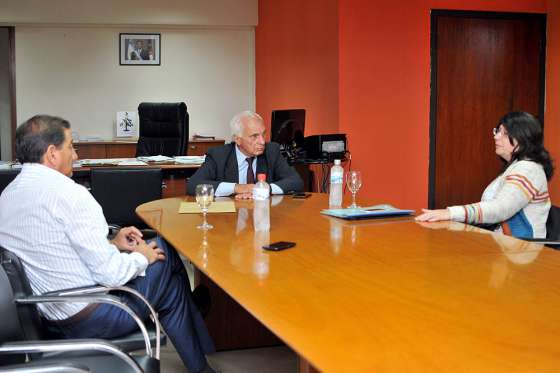 El ministro López Arias se reunió con la intendenta de Coronel Moldes