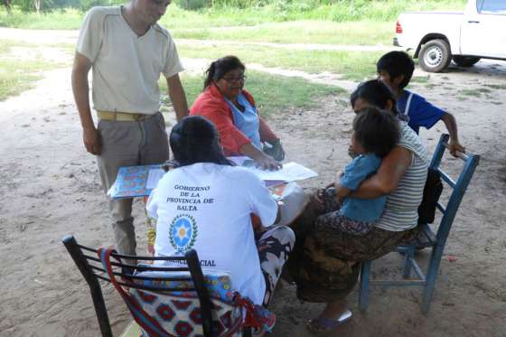 Con un operativo sociosanitario relevaron a 500 familias originarias