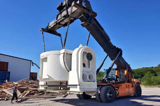 Trasladan a Salta el potente telescopio que dará vida al proyecto radioastronómico LLAMA