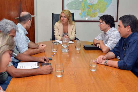 La ministra Bibini recibió a legisladores provinciales del departamento de Güemes