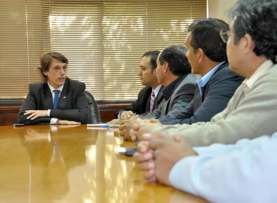 Kosiner se reunió con representantes de la Federación Salteña de Fútbol