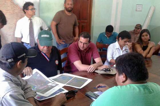 “Las obras permiten que el agua fluya más rápido, ante el incremento del cauce del Pilcomayo”
