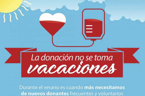 Continúa la campaña La donación no se toma vacaciones