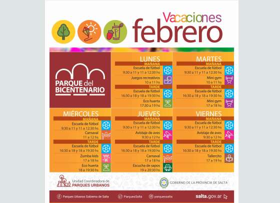 Continúan en febrero las actividades del ciclo 
