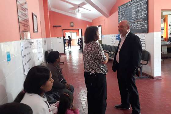 Mascarello continúa verificando el funcionamiento de los centros de salud