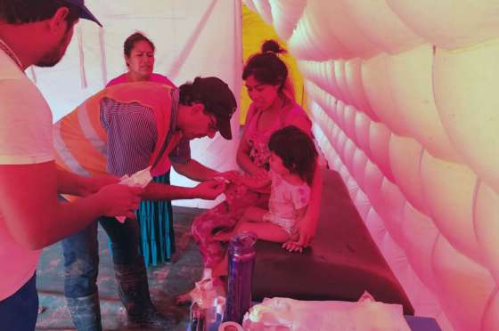 Continúa la asistencia sanitaria intensificada en Santa Victoria Este