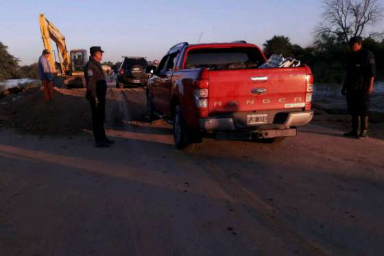 Ruta provincial 54: repararon un sector afectado por la crecida del río Pilcomayo