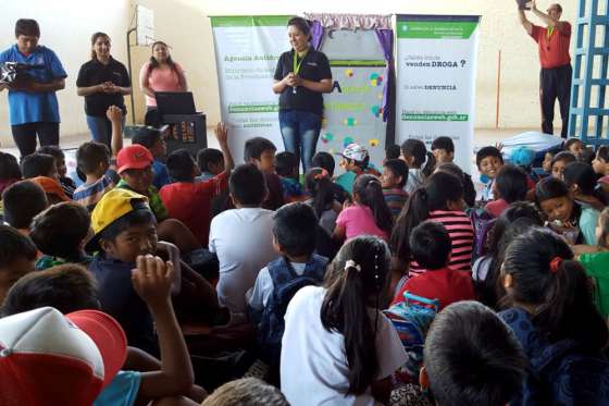 Seguridad realizó actividades para más de 200 familias de Cafayate