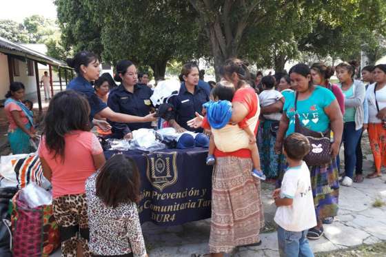 La Policía Comunitaria fortalece su asistencia a ​los ​evacuados