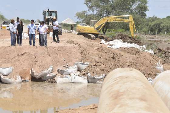 El Gobernador supervisó los trabajos que se realizan en la ruta 54