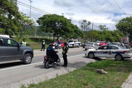 Intensos controles viales durante el fin de semana de Carnaval