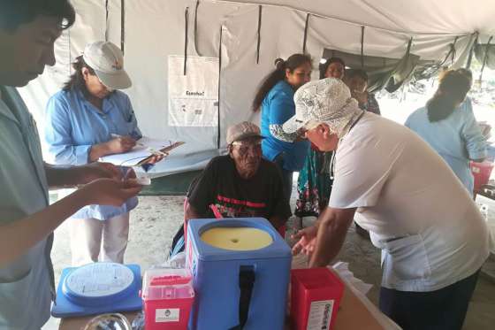 Operativo masivo de inmunización en el norte provincial