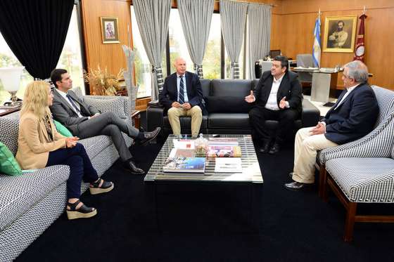 El gobernador Urtubey recibió a Carlos Iannizzotto, presidente de Coninagro