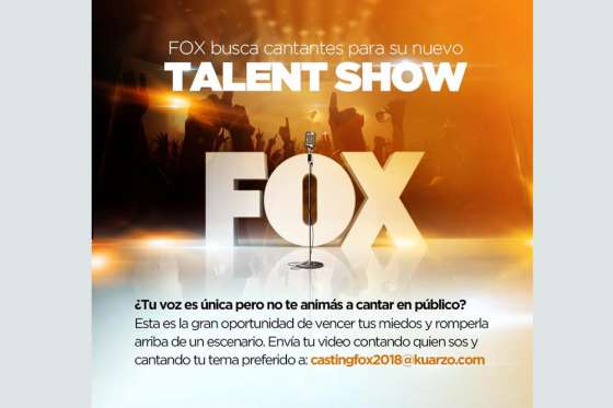 Fox llegará a Salta en busca de cantantes para su nuevo reality