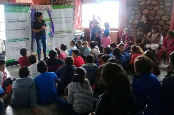 Niños de Chicoana participaron en talleres de Seguridad