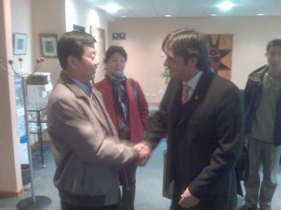Llegó a Salta el embajador de China 