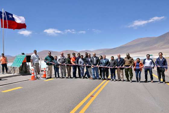 Chile completó hasta el límite con Salta el pavimento de la ruta  23-CH