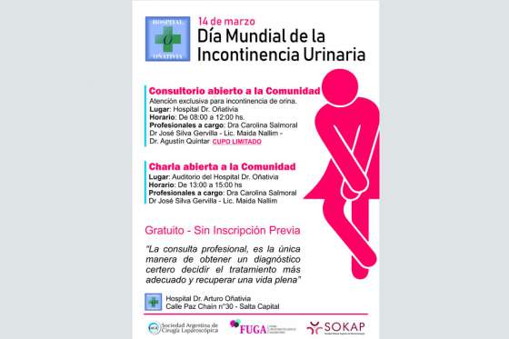 Actividades en el Oñativia por el Día Mundial contra la Incontinencia Urinaria