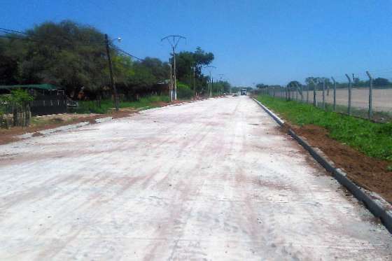 Finalizó la obra de pavimentación en General Pizarro