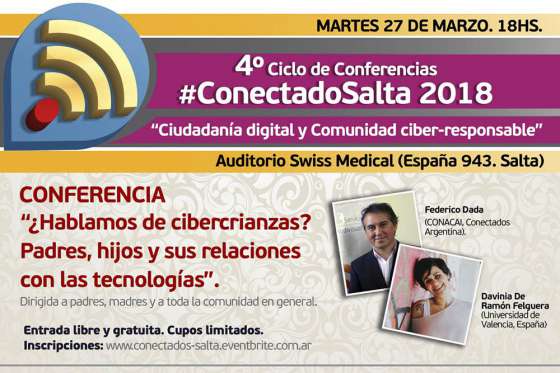 Disertarán especialistas sobre paternidad, hijos y crianza en tiempos de Internet y tecnologías